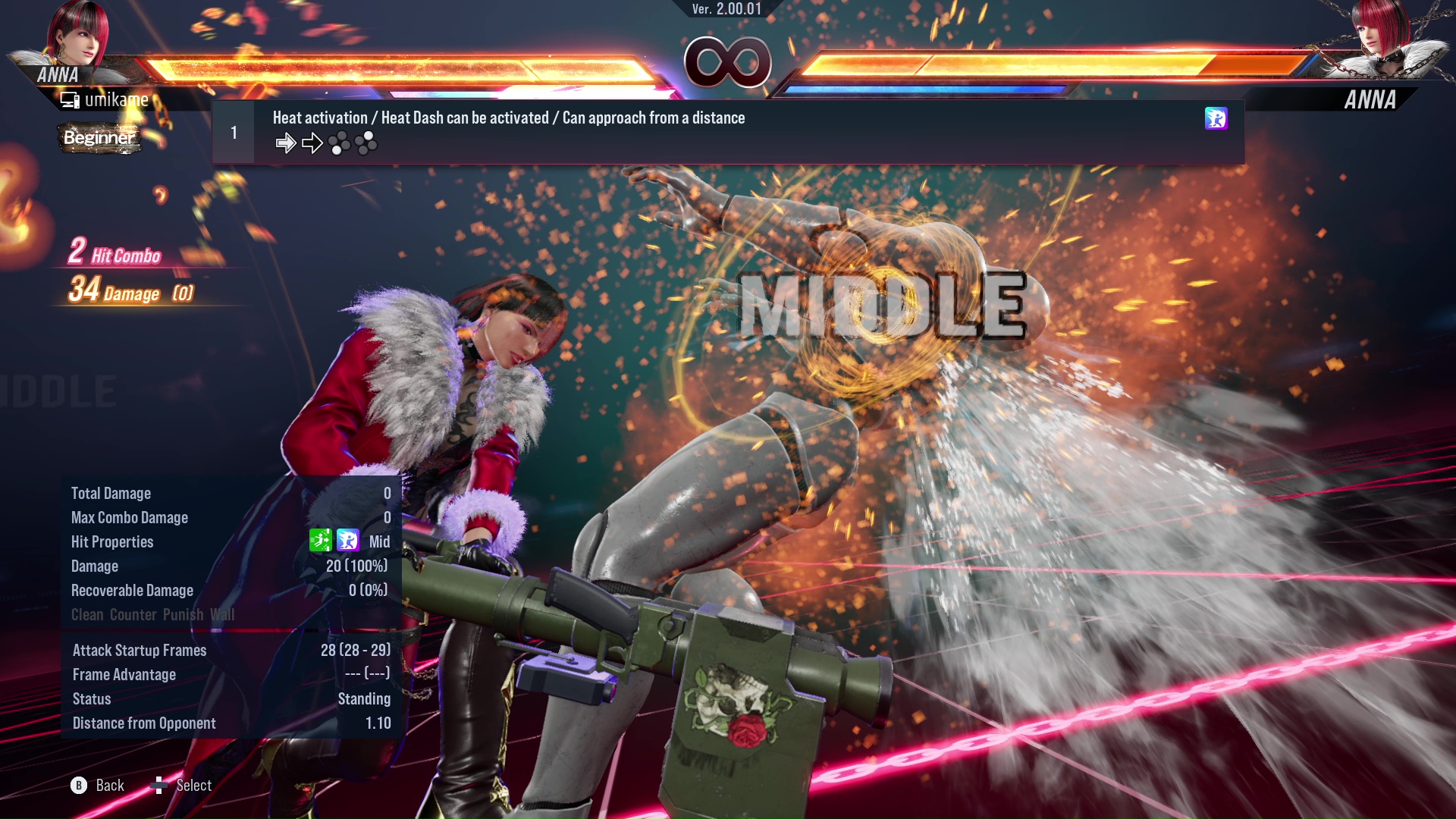 Heat activation / Heat Dash can be activated / Can approach from a distance