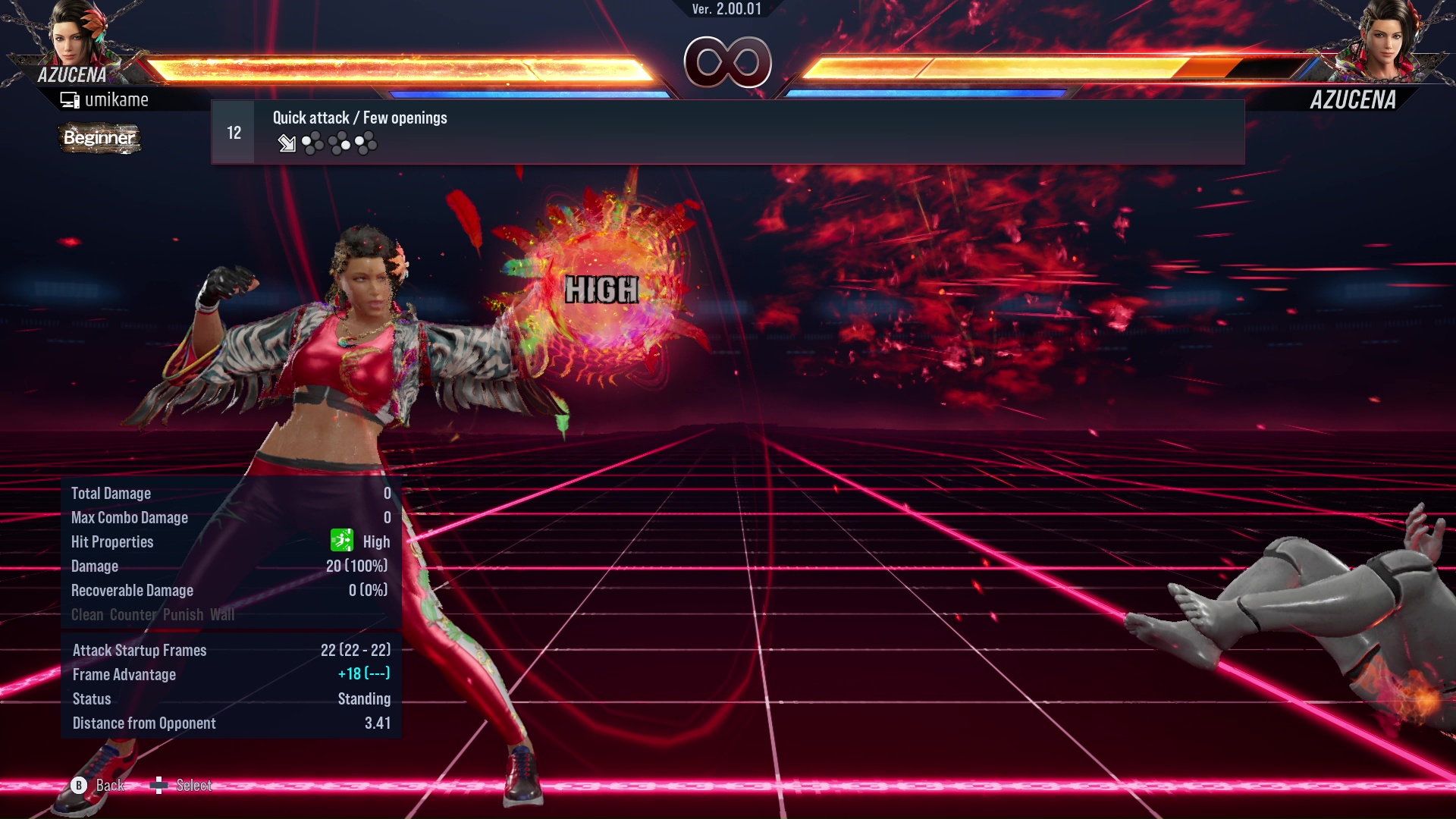 Quick attack / Few openings