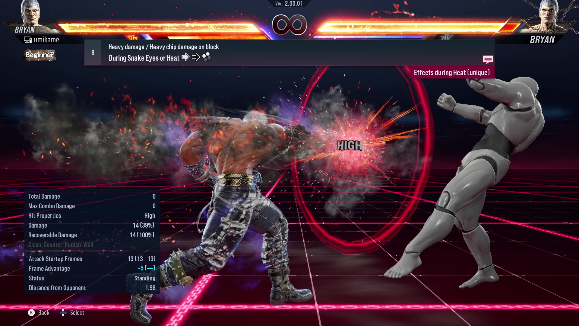 Heavy damage / Heavy chip damage on bock