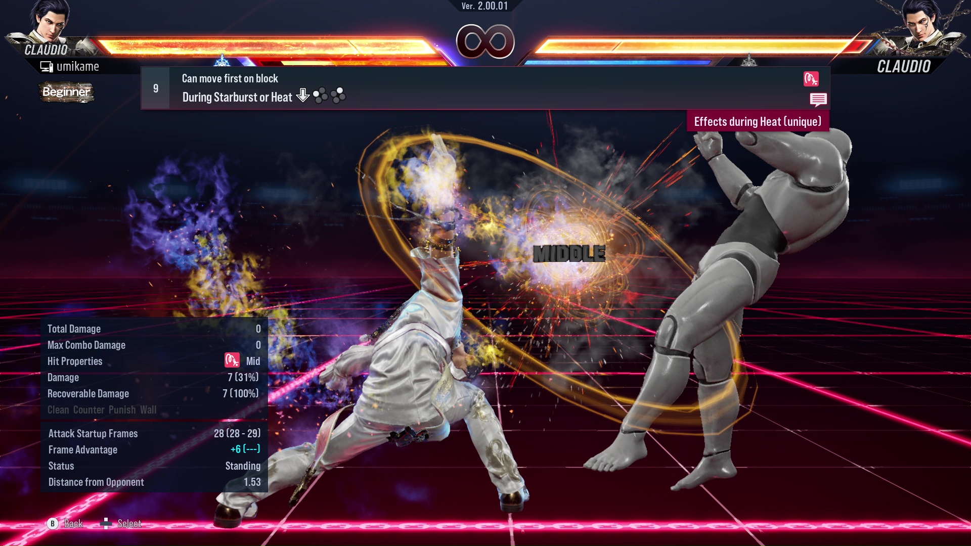 Can move first on block