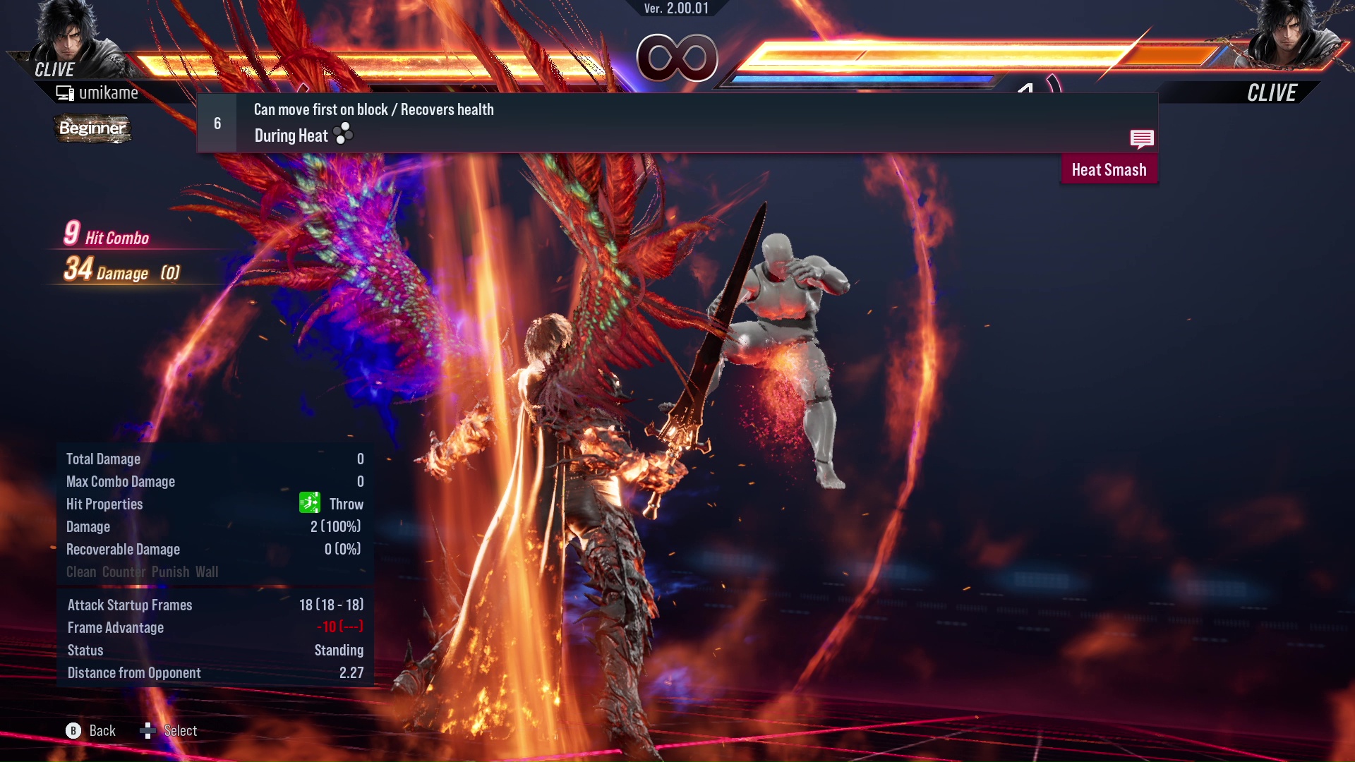 Can move first on block / Recovers health