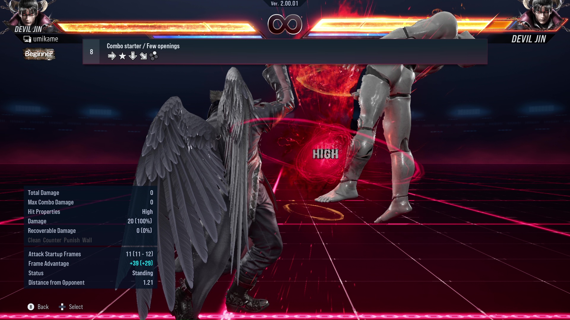 Combo starter / Few openings