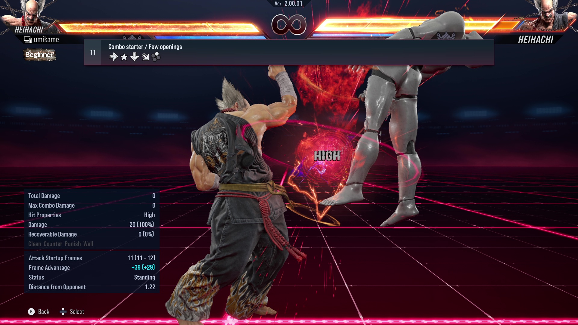 Combo starter / Few openings