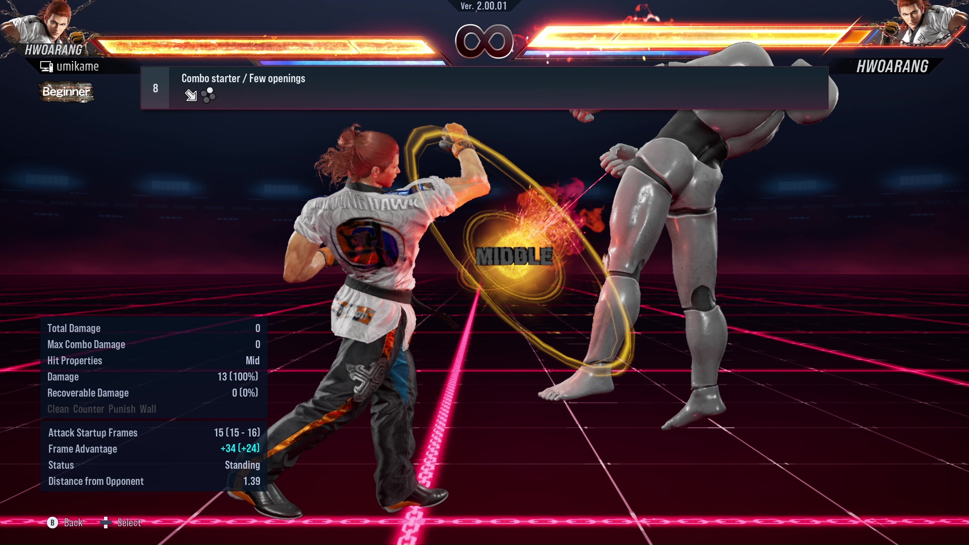 Combo starter / Few openings