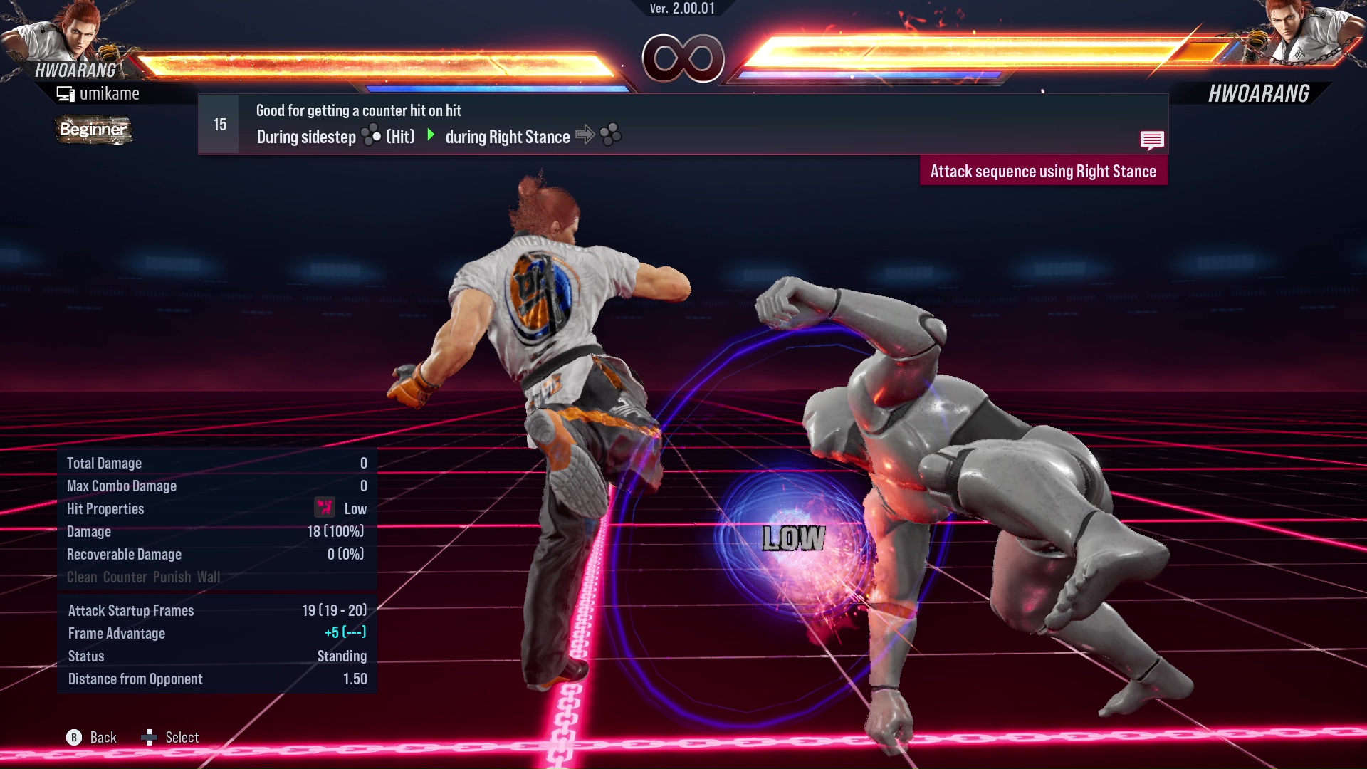 Good for getting a counter hit on hit