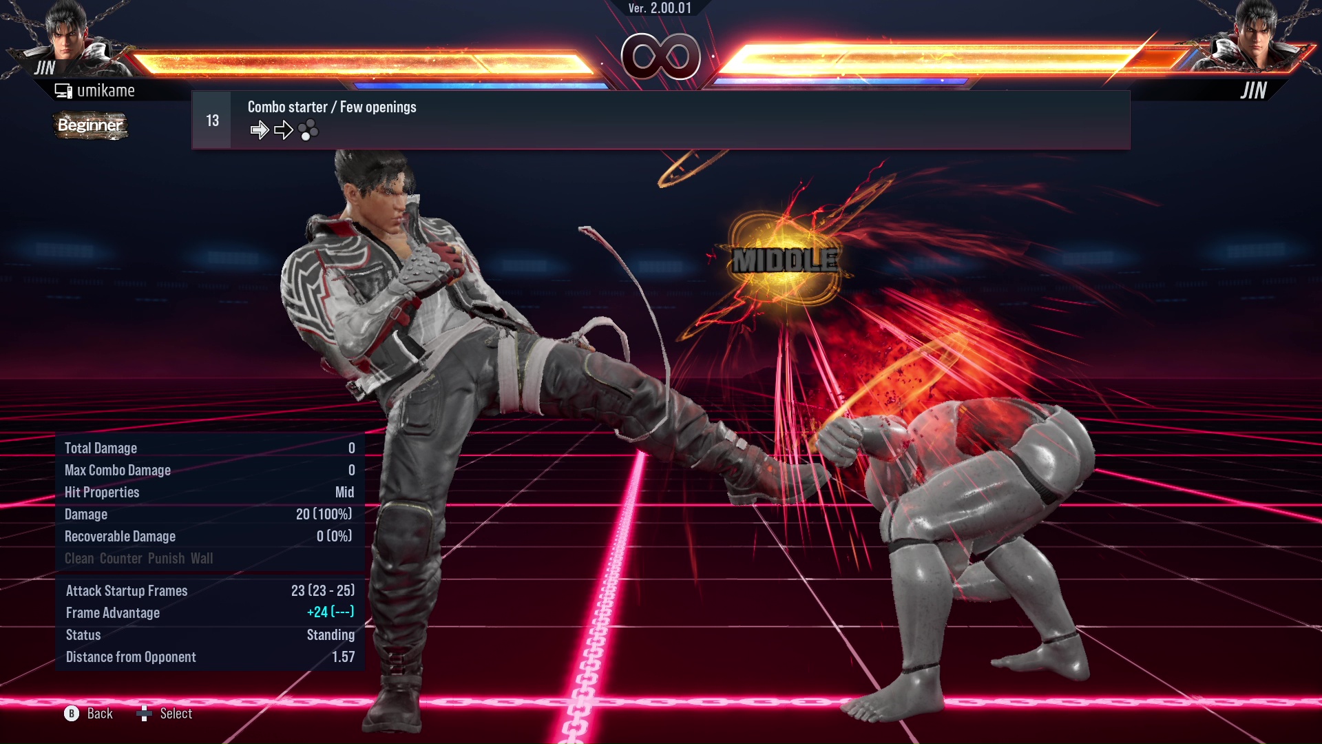 Combo starter / Few openings