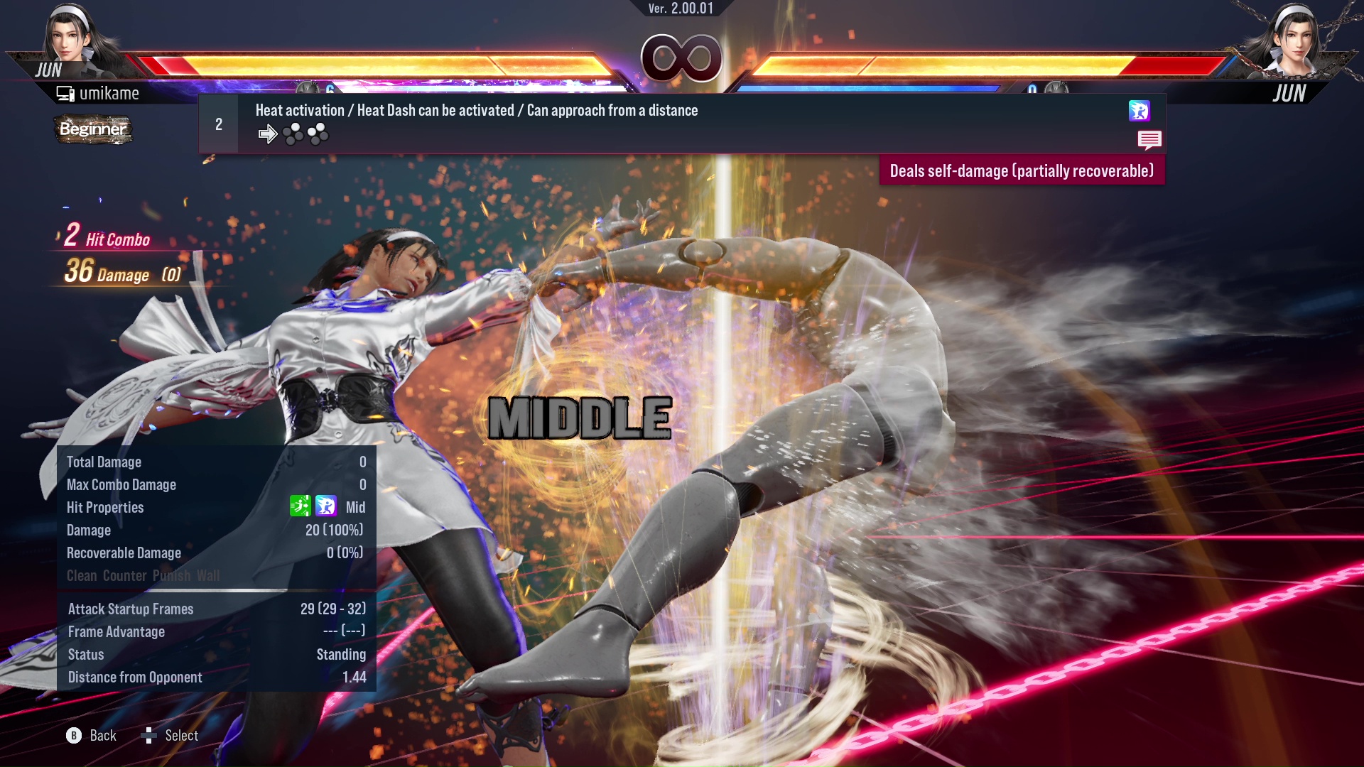 Heat activation / Heat Dash can be activated / Can approach from a distance