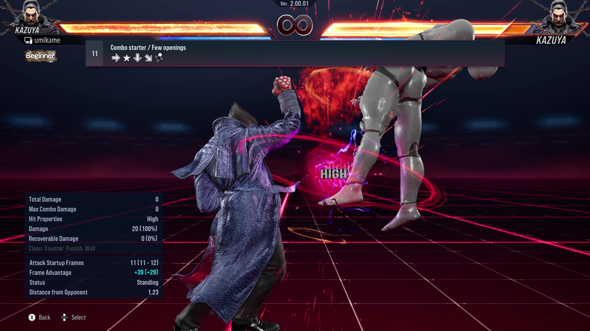 Combo starter / Few openings