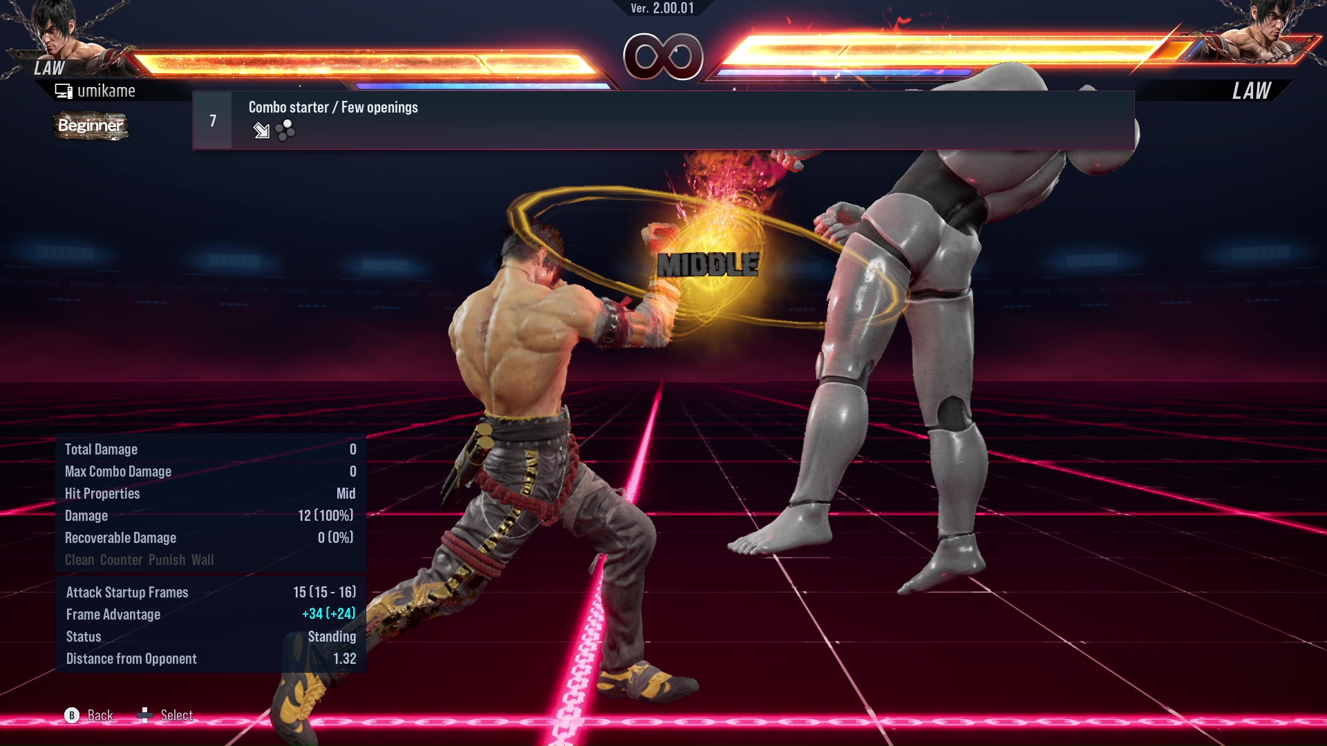 Combo starter / Few openings