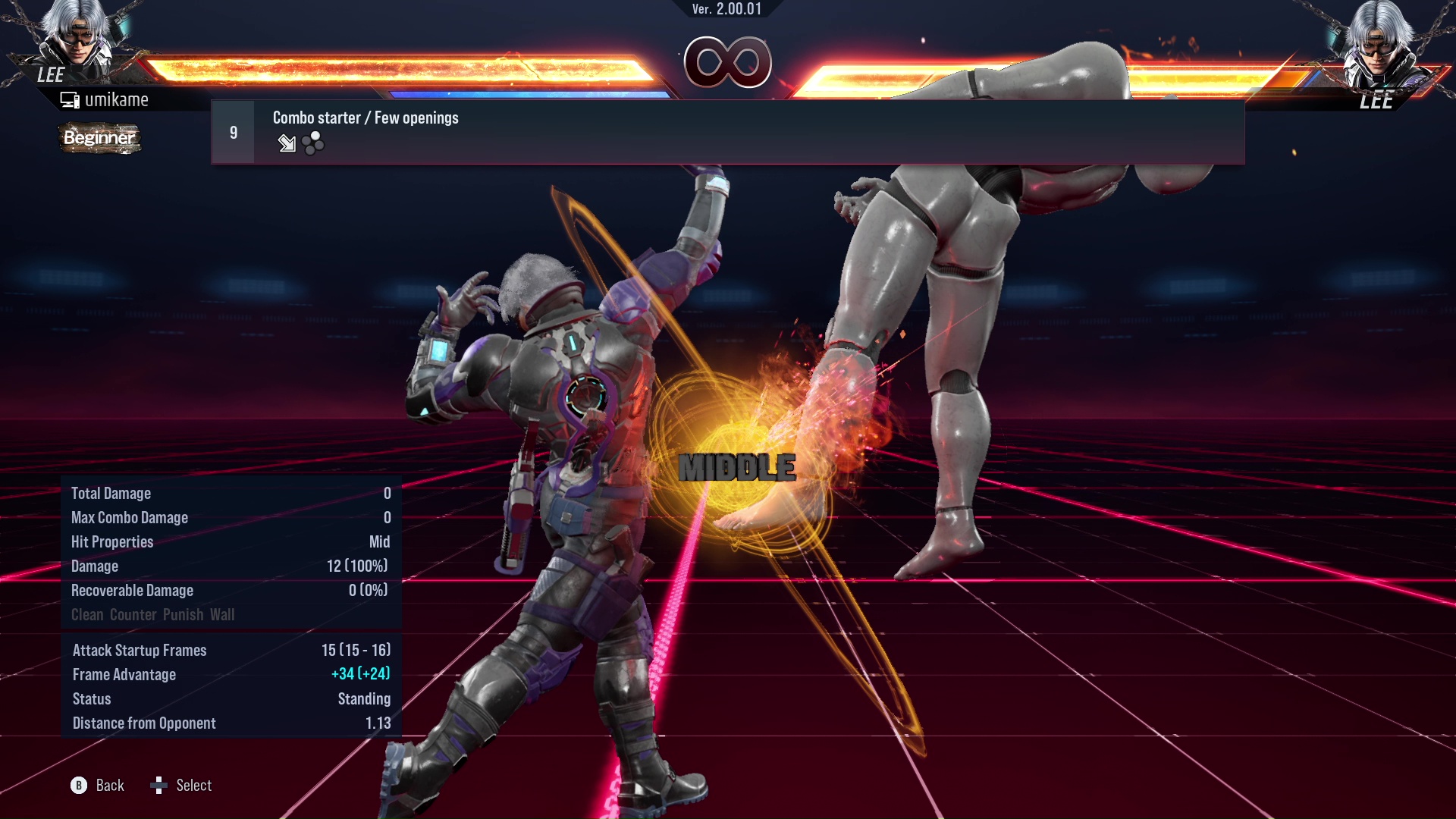 Combo starter / Few openings