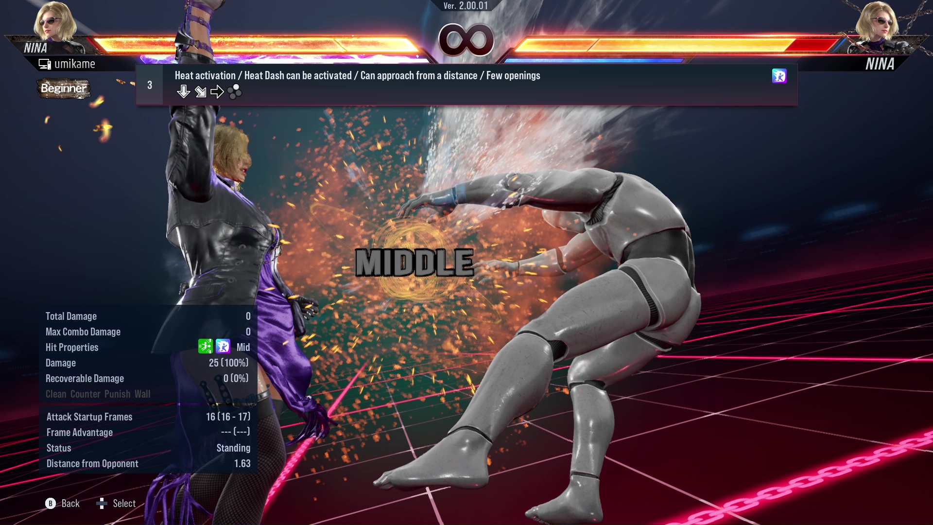 Heat activation / Heat Dash can be activated / Can approach from a distance / Few openings