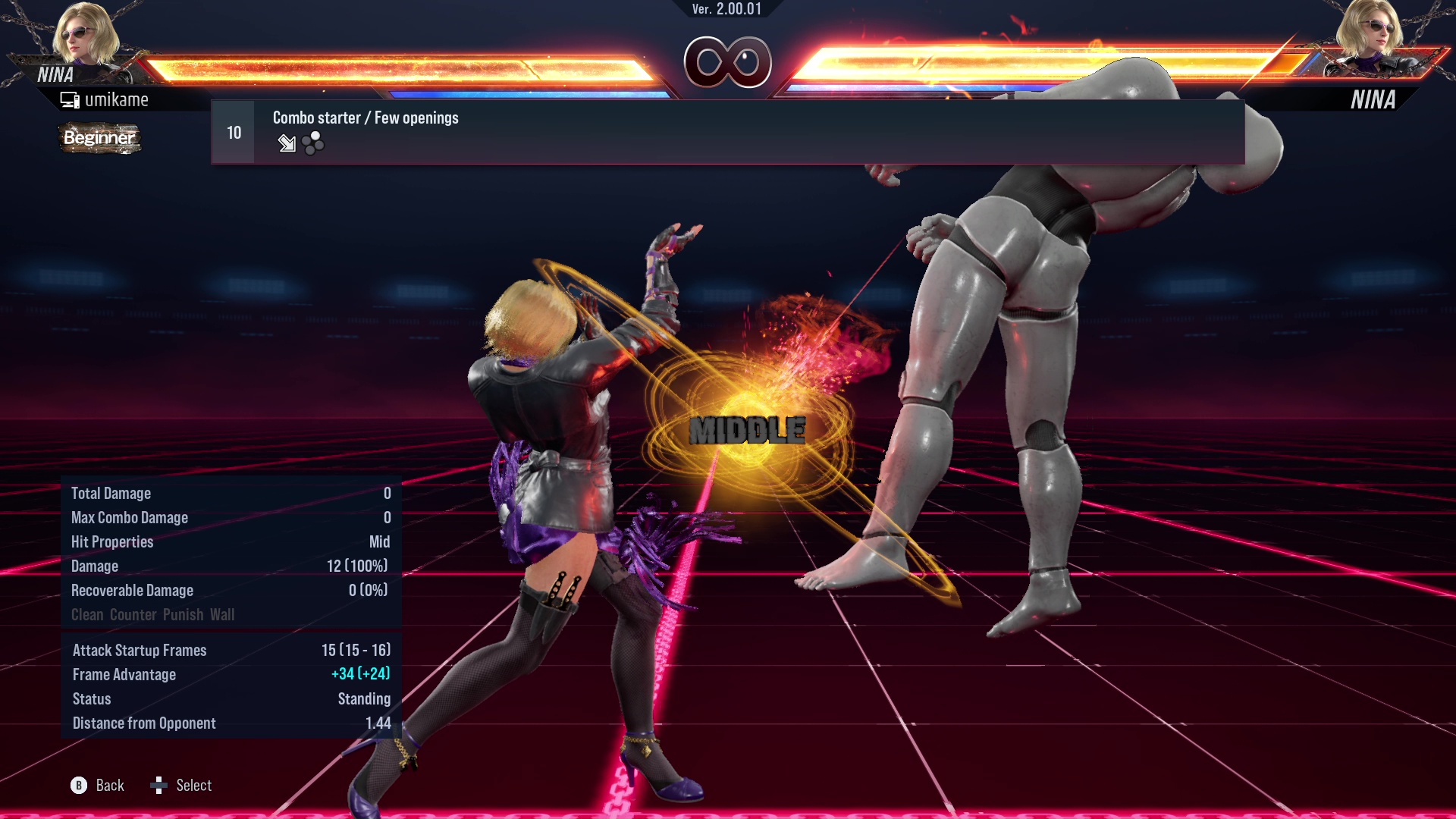 Combo starter / Few openings