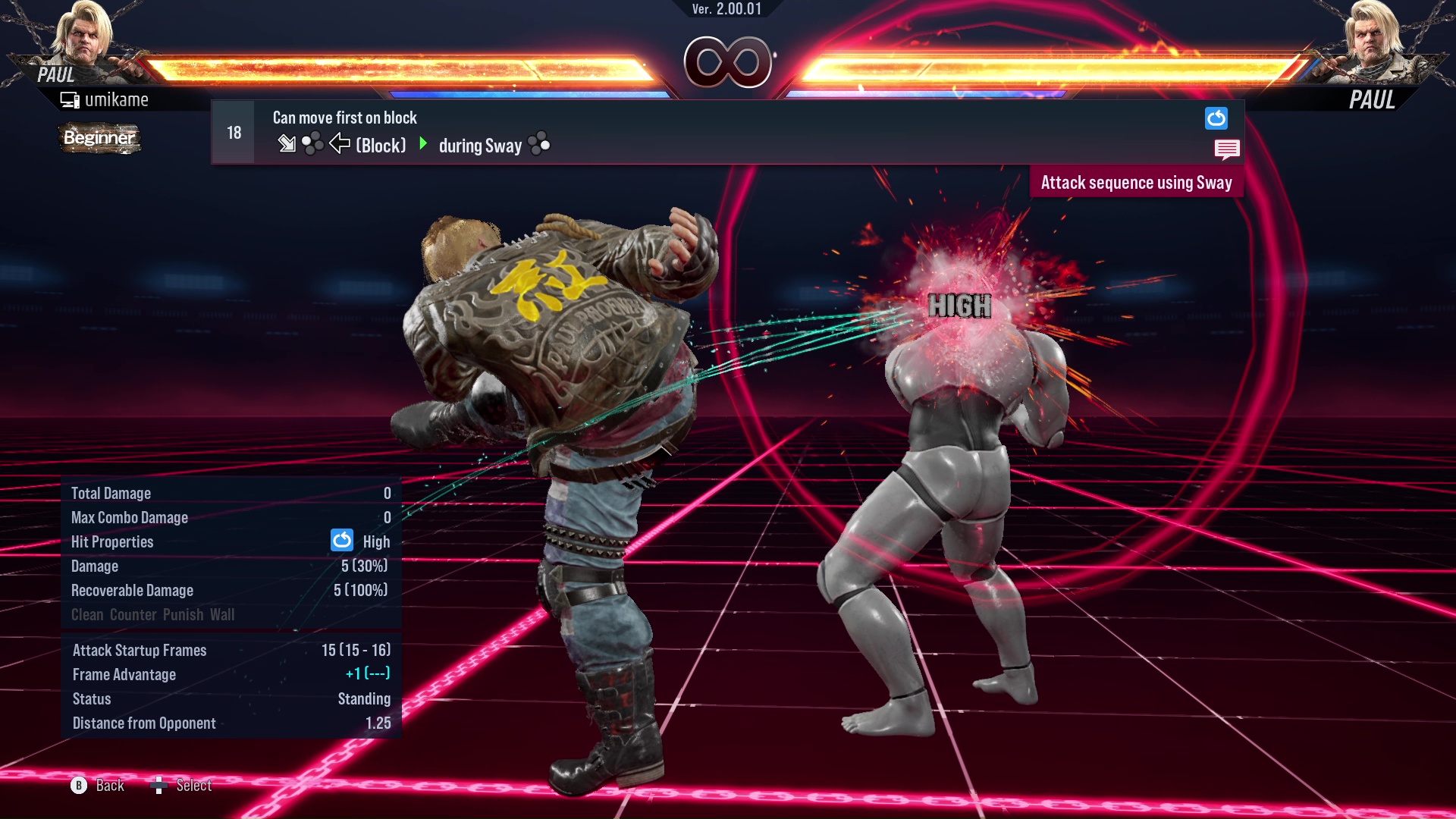 Can move first on block