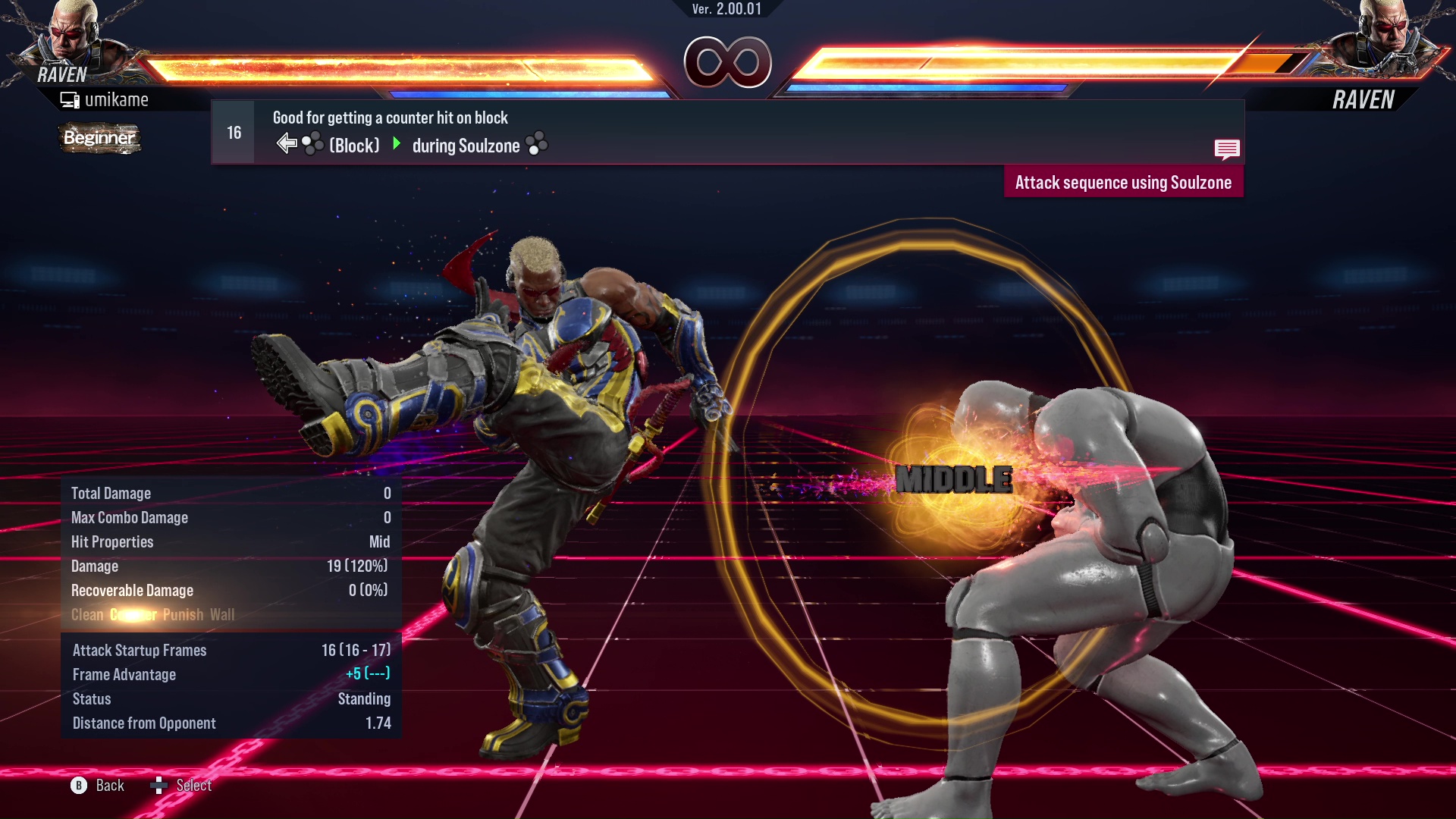 Good for getting a counter hit on block