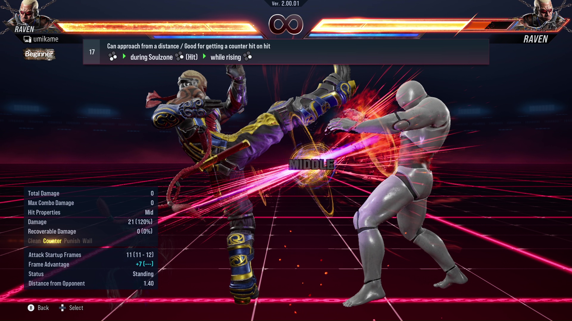 Can approach from a distance / Good for getting a counter hit on hit