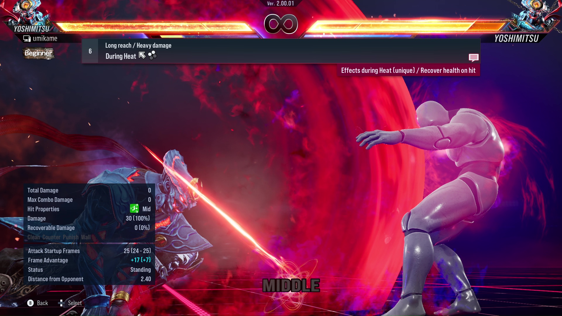 Long reach / Heavy damage