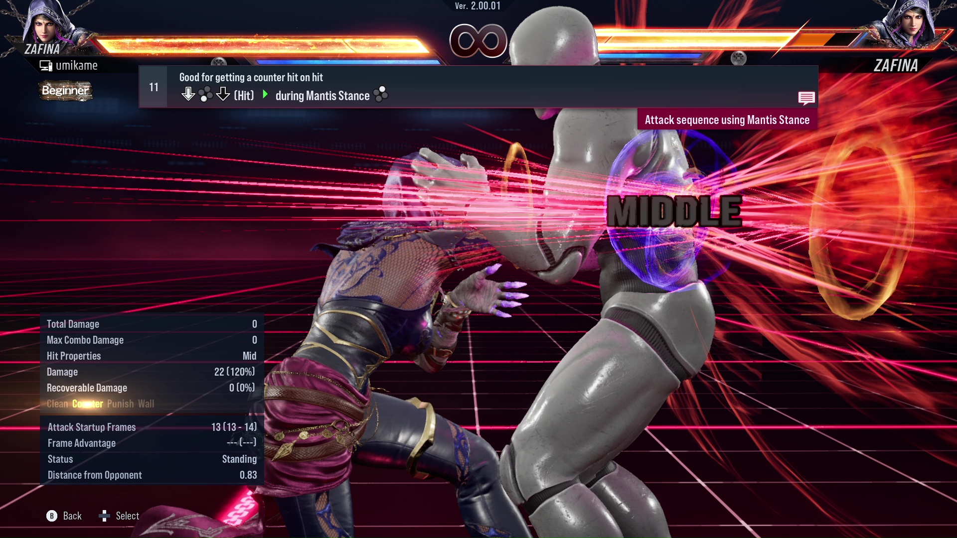 Good for getting a counter hit on hit