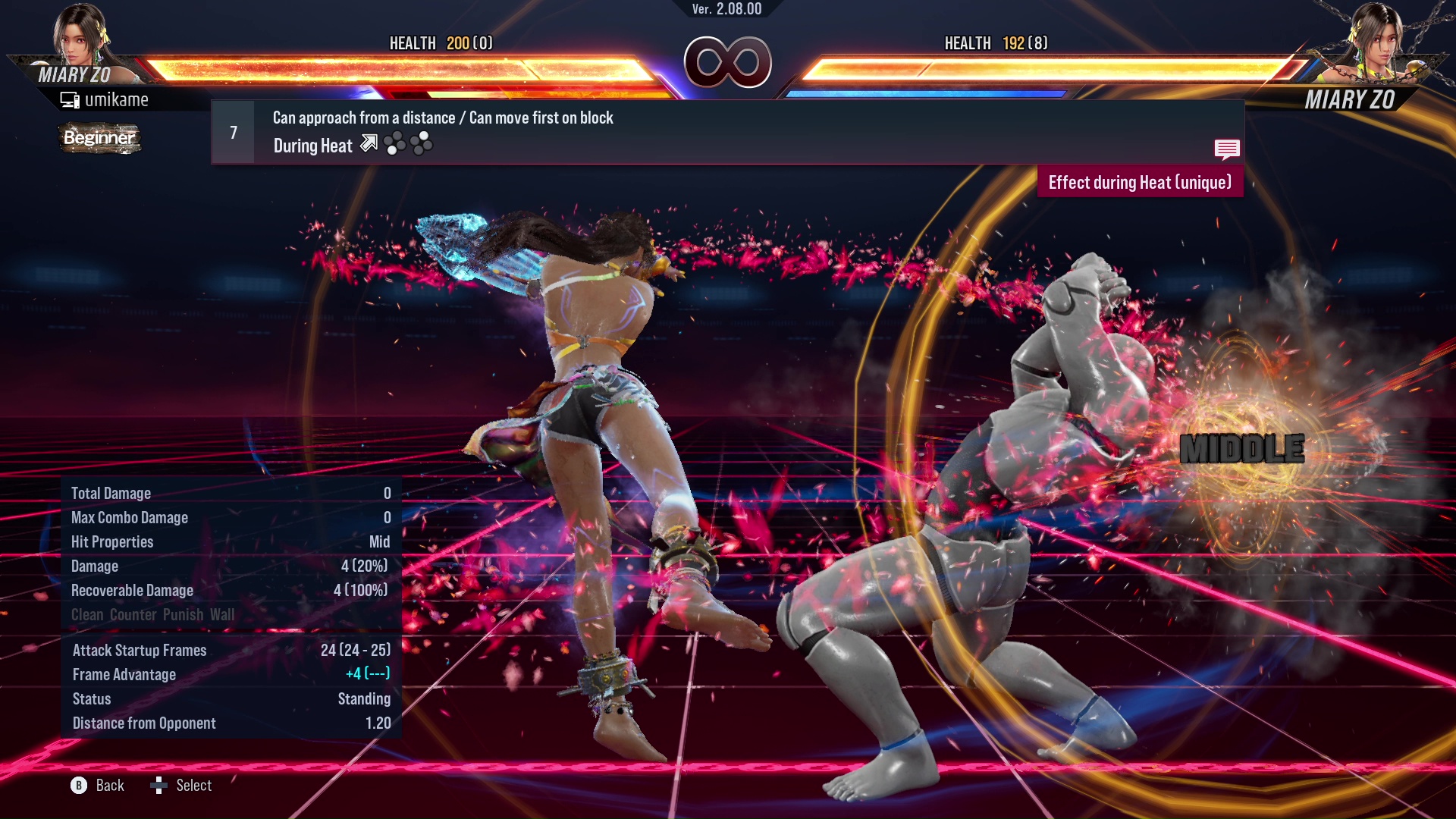 Can approach from a distance / Can move first on block