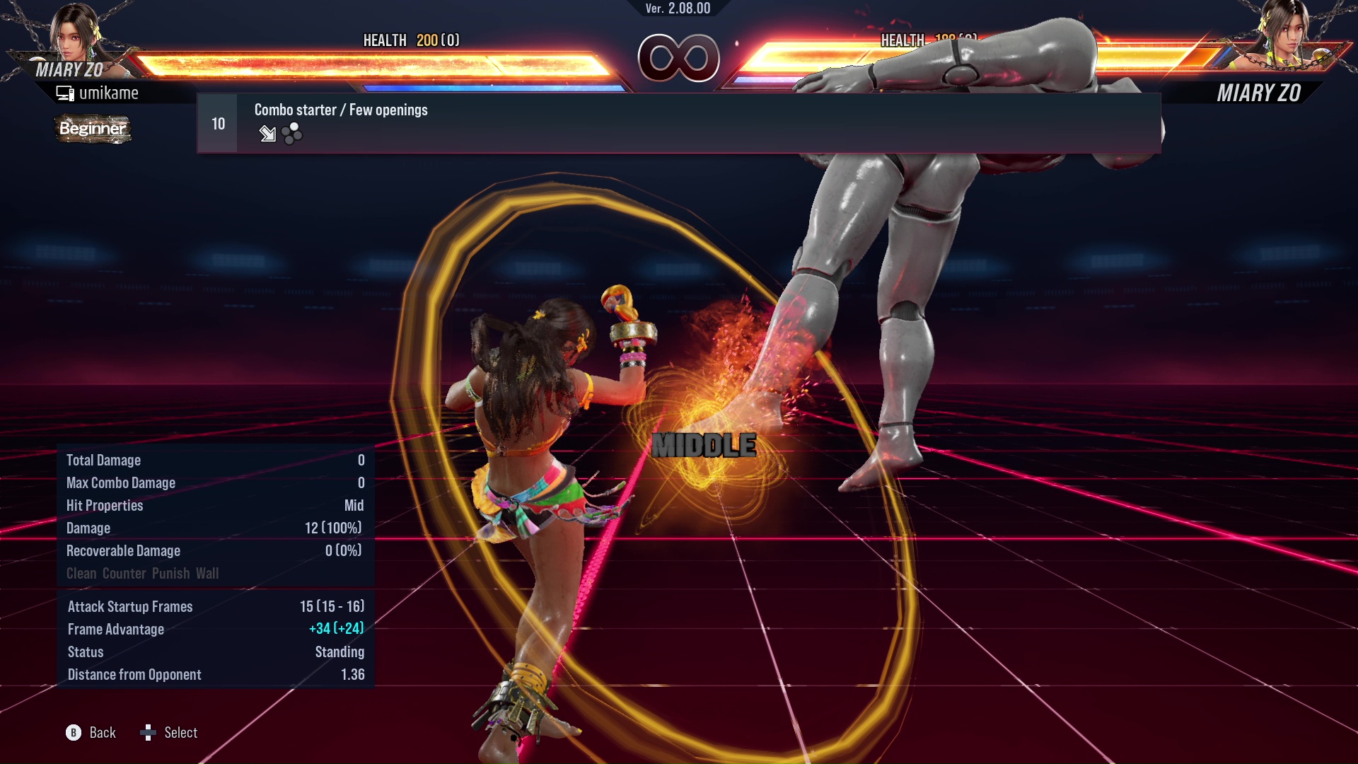 Combo starter / Few openings