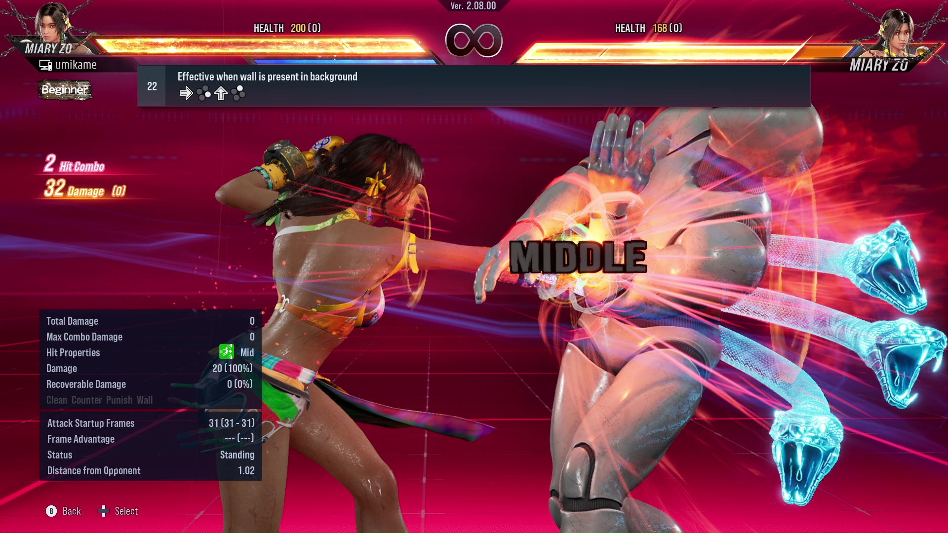 Effective when wall is present in background